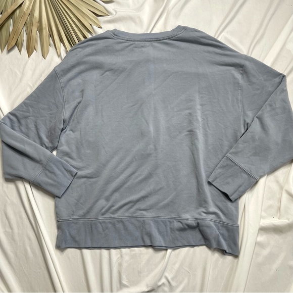 Athleta Tops Athleta Balance Henley Pale Blue Star Nirvana Button